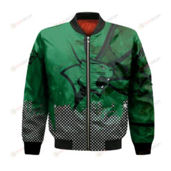 Chicago State Cougars Bomber Jacket 3D Printed Basketball Net Grunge Pattern