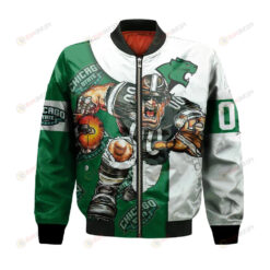 Chicago State Cougars Bomber Jacket 3D Printed Football