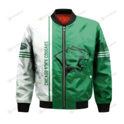 Chicago State Cougars Bomber Jacket 3D Printed Half Style