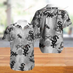 Chicago White Sox Curved Hawaiian Shirt Summer Vibes