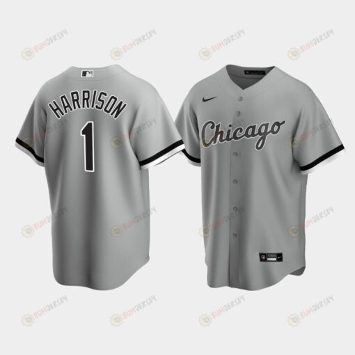 Chicago White Sox Josh Harrison 1 Men's Gray Alternate Jersey Jersey