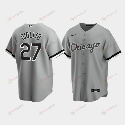 Chicago White Sox Lucas Giolito 27 Men's Gray Alternate Jersey Jersey