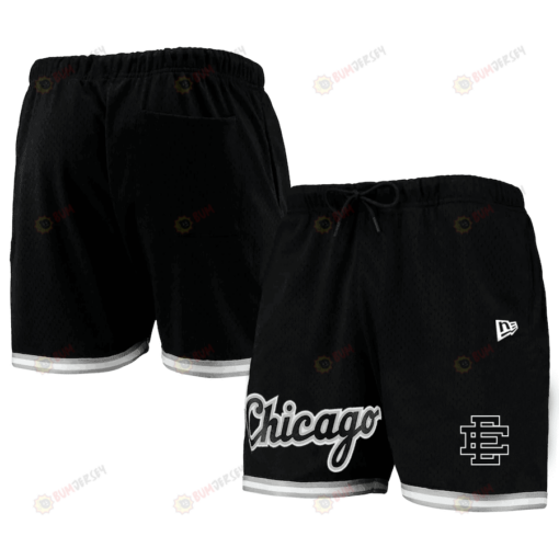 Chicago White Sox Team Standard Men Mesh Shorts - Black