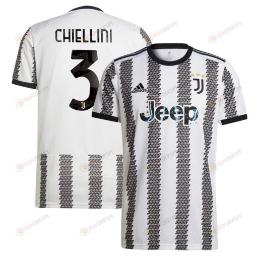 Chiellini 3 Juventus Men 2022/23 Home Jersey - White