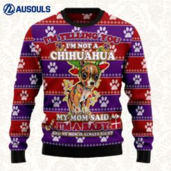 Chihuahua Baby Christmas Ugly Sweaters For Men Women Unisex