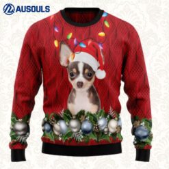 Chihuahua Christmas Beauty Ugly Sweaters For Men Women Unisex