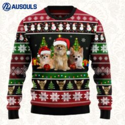 Chihuahua Group Beauty Ugly Sweaters For Men Women Unisex
