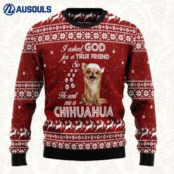 Chihuahua True Friend Ugly Sweaters For Men Women Unisex