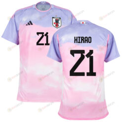 Chika Hirao 21 Japan Women's National Team 2023-24 World Cup Away Men Jersey