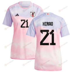 Chika Hirao 21 Japan Women's National Team 2023-24 World Cup Away Women Jersey