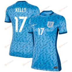 Chloe Kelly 17 England Women's National Team 2023-24 World Cup Away Women Jersey