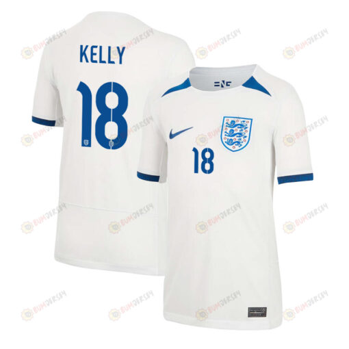 Chloe Kelly 18 England Women's National Team 2023-24 World Cup Home Jersey