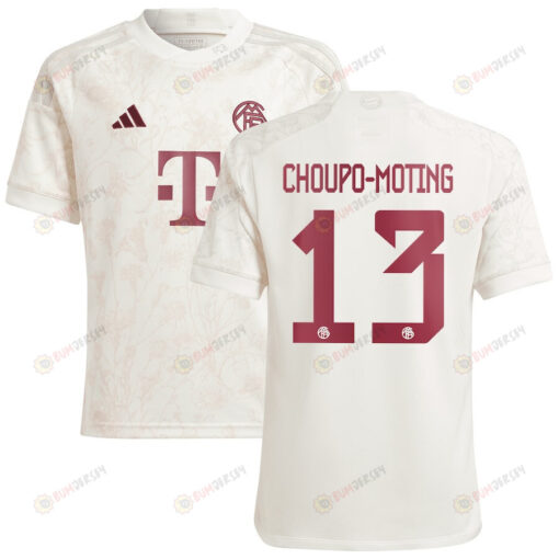 Choupo-Moting 13 Bayern Munich 2023/24 Third Youth Jersey - White