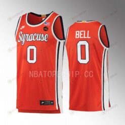 Chris Bell 0 Syracuse Orange 2022-23 Limited Uniform Jersey Retro Basketball Orange