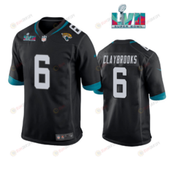 Chris Claybrooks 6 Jacksonville Jaguars Super Bowl LVII Super Bowl LVII Men's Jersey- Black