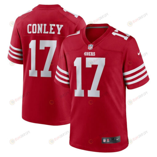 Chris Conley 17 San Francisco 49ers Men's Jersey - Scarlet