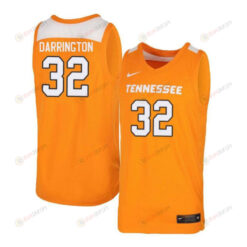 Chris Darrington 32 Tennessee Volunteers Elite Men Jersey Basketball - Orange White