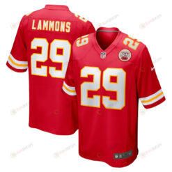 Chris Lammons Kansas City Chiefs Team Game Player Jersey - Red