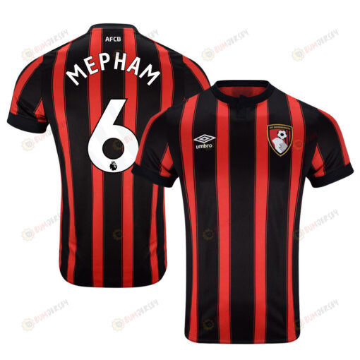 Chris Mepham 6 AFC Bournemouth 2023-24 Premier League Home Men Jersey - Red