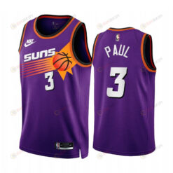 Chris Paul 2022-23 Phoenix Suns Purple 3 Classic Edition Jersey - Men Jersey