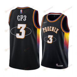 Chris Paul 3 CP3 Suns Nickname Diamond Edition Black Jersey 2022