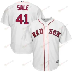 Chris Sale Boston Red Sox Home Cool Base Jersey - White