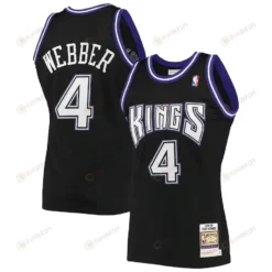 Chris Webber Sacramento Kings Mitchell & Ness Hardwood Classics 1998-99 Jersey - Black