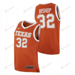 Christian Bishop 32 Texas Longhorns College Basketball 2023 Top Transfers Men Jersey - Orange