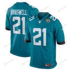 Christian Braswell 21 Jacksonville Jaguars Men's Team Game Jersey - Teal