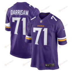 Christian Darrisaw 71 Minnesota Vikings Game Jersey - Purple
