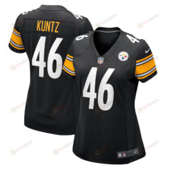 Christian Kuntz 46 Pittsburgh Steelers Women's Game Jersey - Black
