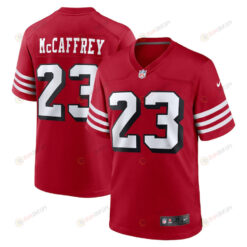 Christian McCaffrey 23 San Francisco 49ers Alternate Game Player Jersey - Scarlet
