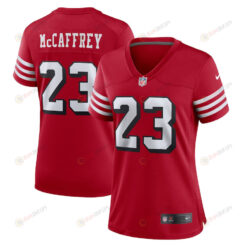 Christian McCaffrey San Francisco 49ers Women's Alternate Game Player Jersey - Scarlet