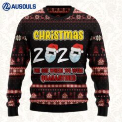 Christmas 2020 Quarantined Ugly Sweaters For Men Women Unisex