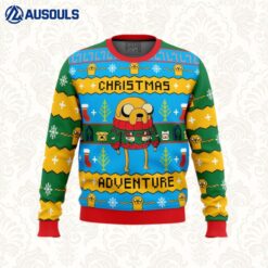 Christmas Adventure Time Ugly Sweaters For Men Women Unisex
