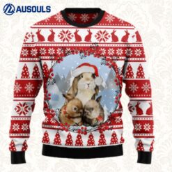 Christmas Bunny Ugly Sweaters For Men Women Unisex