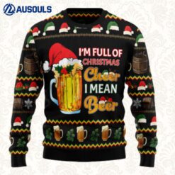 Christmas Cheer Beer Ugly Sweaters For Men Women Unisex