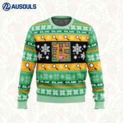 Christmas Clue Board Games Ugly Sweaters For Men Women Unisex