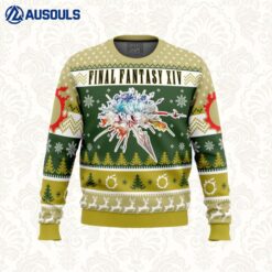 Christmas Fantasy Final Fantasy XIV Ugly Sweaters For Men Women Unisex