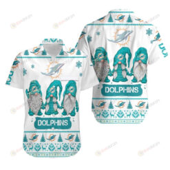 Christmas Gnomes Miami Dolphins Christmas ??3D Printed Hawaiian Shirt Set