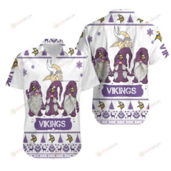 Christmas Gnomes Minnesota Vikings Christmas ??3D Printed Hawaiian Shirt