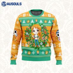 Christmas Nami One Piece Ugly Sweaters For Men Women Unisex
