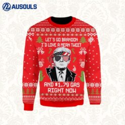 Christmas Patterns And Saint Nicholas Take A Horse All Over Print Ugly Sweaters For Men Women Unisex