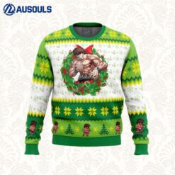 Christmas Season Baki Ugly Sweaters For Men Women Unisex