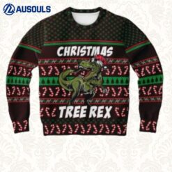Christmas Tree Rex Sweater Ugly Sweaters For Men Women Unisex