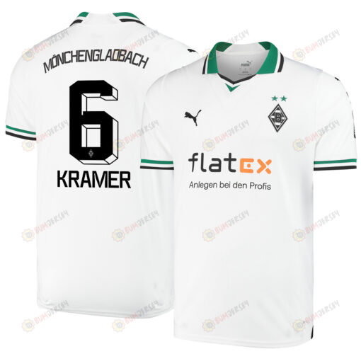 Christoph Kramer 6 Borussia M?nchengladbach 2023-24 Home Men Jersey - White