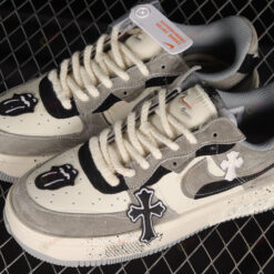 Chrome Hearts x Nike Air Force 1 '07 Low Dark Grey Black Shoes Sneakers