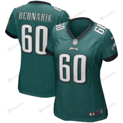 Chuck Bednarik 60 Philadelphia Eagles Women's Game Retired Player Jersey - Midnight Green