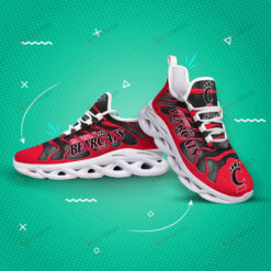 Cincinnati Bearcats Logo Hole Pattern 3D Max Soul Sneaker Shoes In Red