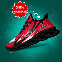 Cincinnati Bearcats Logo Line Pattern Custom Name 3D Max Soul Sneaker Shoes